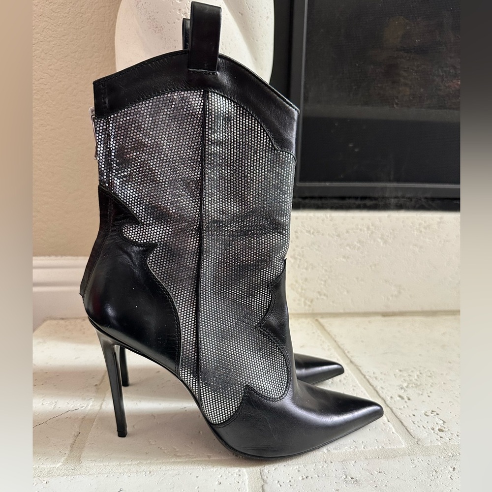 Barbara Bui Black Stiletto Ankle Boots
